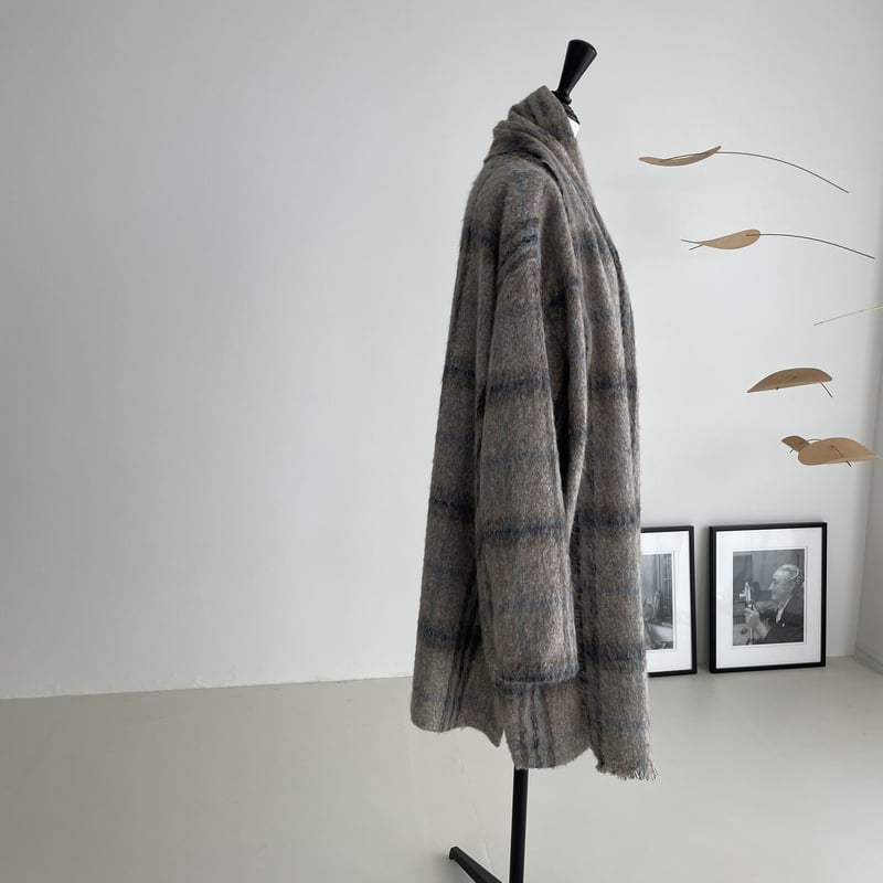 ジャケット・アウター argue ALPAKA WOOL SHAGGY SHAWL COAT argue ALPACA WOOL SHAGGY SHAWL COAT