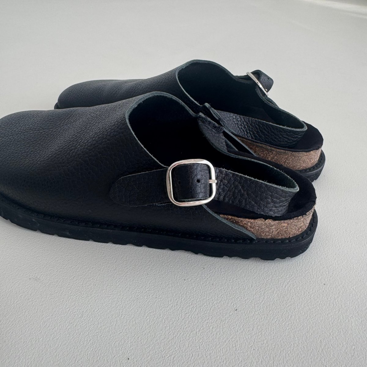 saboです。他の方購入不可です。 OBLIQUE SABO SHOES / SINGLE LETHER (BLACK) | ARGUE
