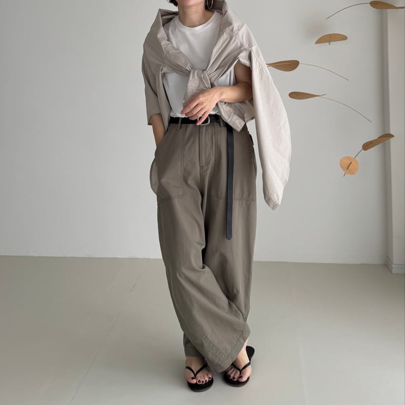 ORGANIC COTTON ROUGH MELLOW SHIRTS/GRAGE | ARGUE