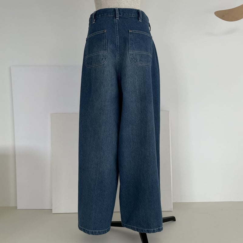 【ARGUE】 VINTAGE DENIM BACKER MOV PANTS