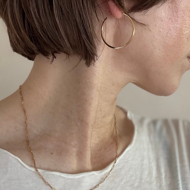 MIZUASHI HOOP PIERCE 3.3/GOLD | ARGUE