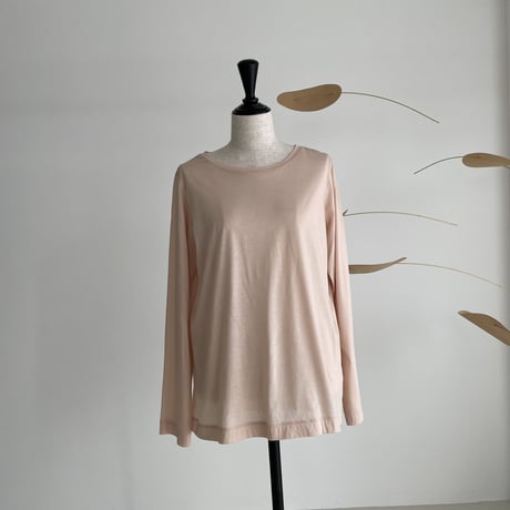 SHEER LIGTEST COTTON ESSENTIAL BASIC T-SHRTS/DUSTY PINK