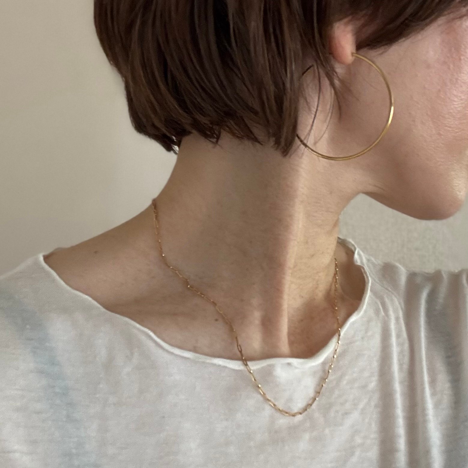 MIZUASHI HOOP PIERCE 4.8 / GOLD | ARGUE