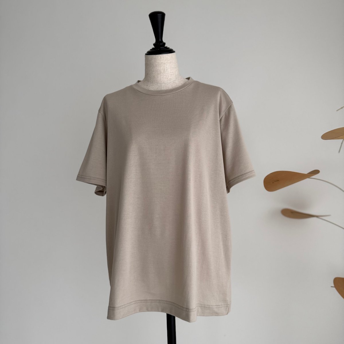 SUVIN GIZA PREMIUM POISE T-SHIRTS/ベージュ SUVIN GIZA PREMIUM POISE T-SHIRTS/NUDE BEIGE |