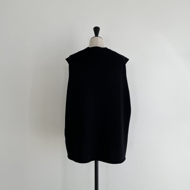 MERINO WOOL VAREUSE VEST/DARK NAVY | ARGUE