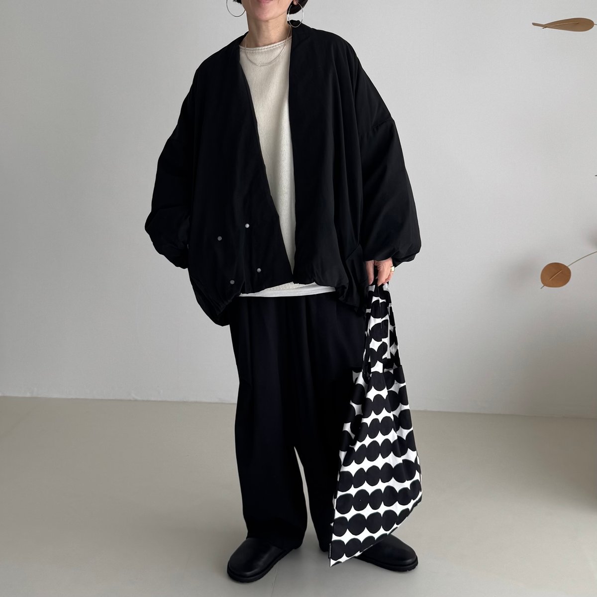 ジャケット・アウター argue CHOUCHIN DOWN /BLACK CHOUCHIN DOWN BLOUSON/BLACK | ARGUE