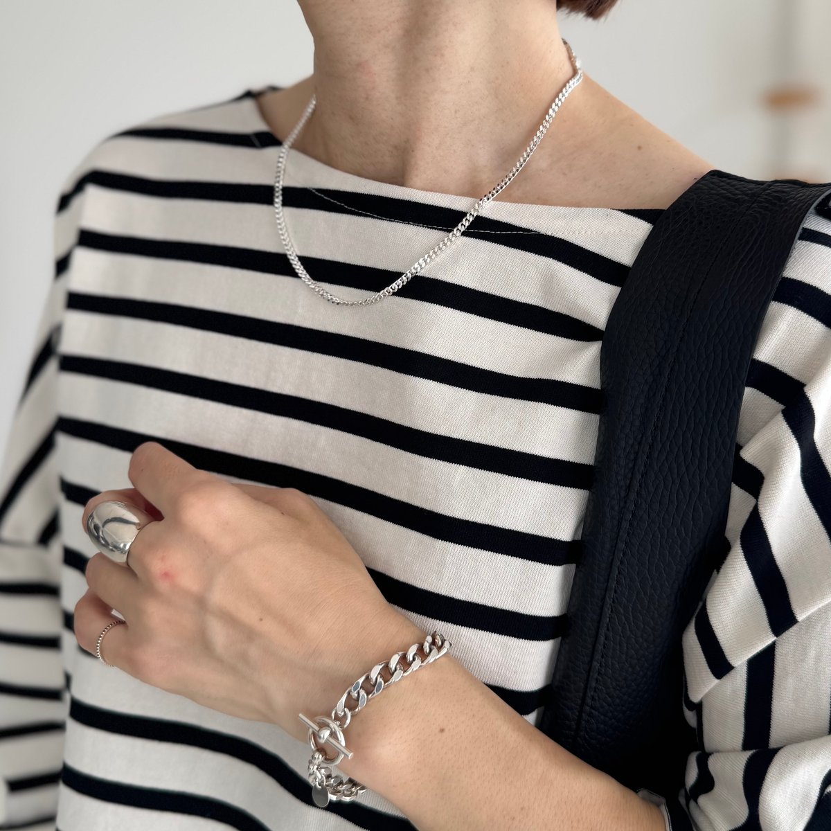 CURB CHAIN NECKLACE TYPE-B | ARGUE