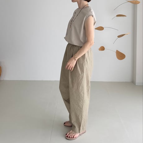ENVY PANTS/CAMEL BEIGE