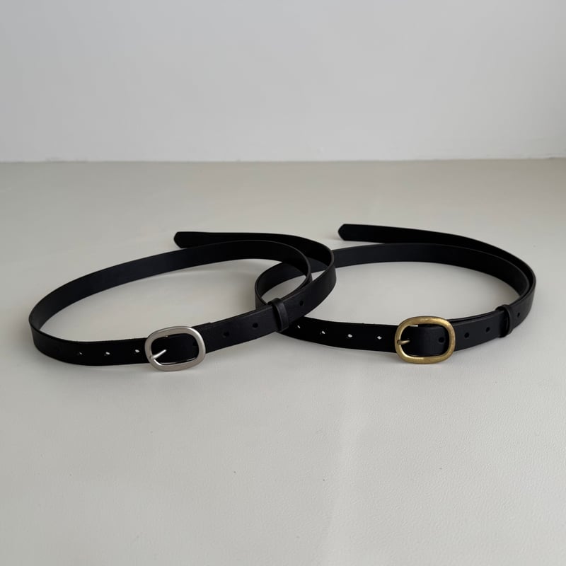 ARGUE ロングレザー ベルト ブラック LONG LETHER BELT/BLACK | ARGUE