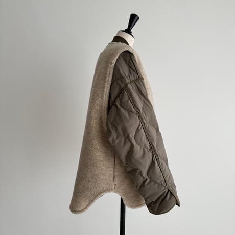 LEYERED QUILTING＆WOOLBOA JUMPER 商品詳細