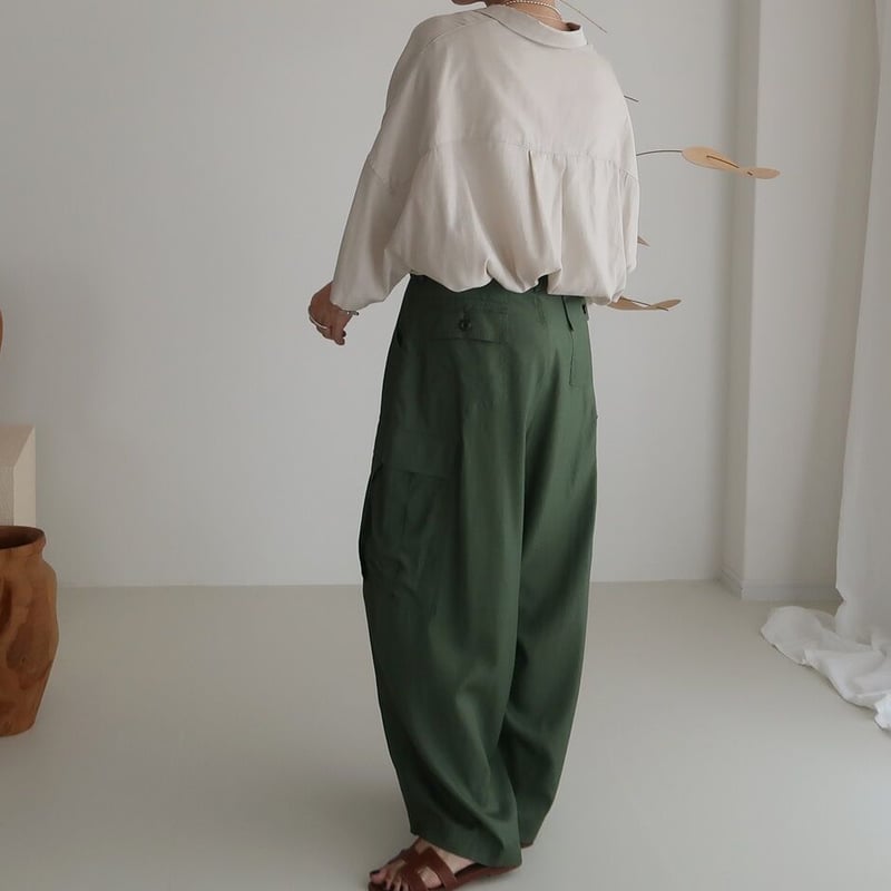 ORGANIC COTTON CUPRA FLOW MOV CARGO PANTS /KHAK...