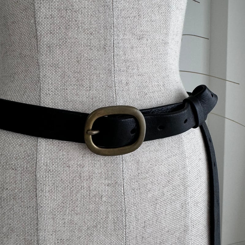 ARGUE ロングレザー ベルト ブラック ARGUE ロングレザー ベルト ブラック