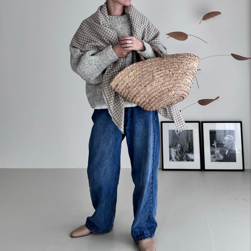 argue mellow straight denim サイズ1 MELLOW STRAIGHT DENIM | ARGUE