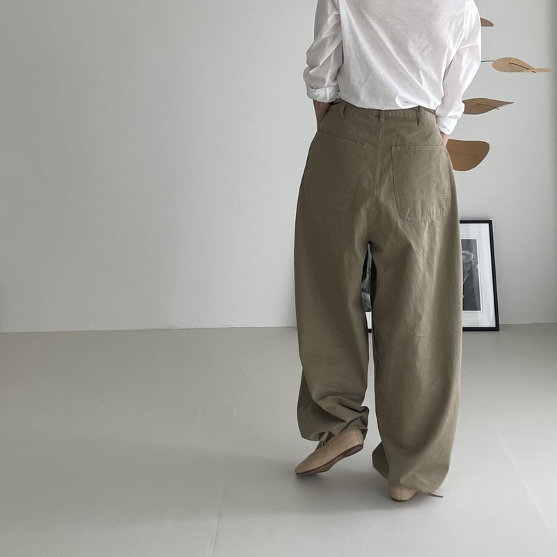 argue＊MOV BAKER PANTS RIKYU BEIGE 1 argue＊MOV BAKER PANTS RIKYU BEIGE 1
