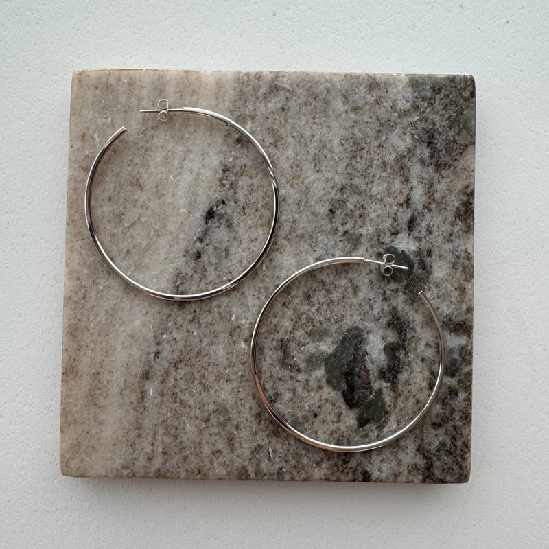 MIZUASHI HOOP PIERCE 4.8 /SILVER | ARGUE