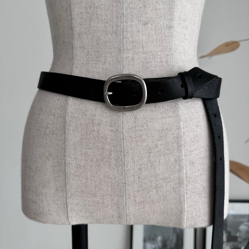 ARGUE ロングレザー ベルト ブラック ARGUE ロングレザー ベルト ブラック