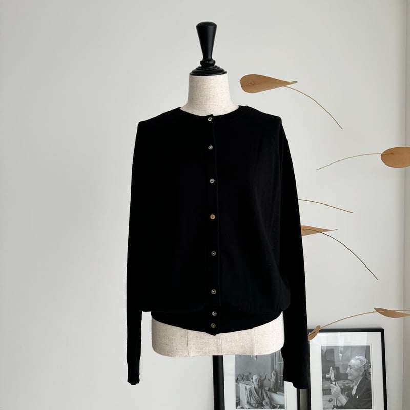 新品未使用!argueアーギュー/2WAY 90S CARDIGAN 90's REVERSIBLE WOOL CARDIGAN/BLACK | ARGUE