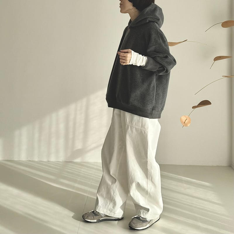 サイズ1 ITALY MELLOA FLEECE FOODIE argue サイズ1 ITALY MELLOA