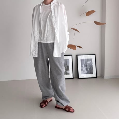 AMERICAN VINTAGE DRY SILKY SWEAT PANTS /GRAY