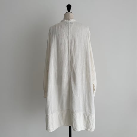 LINEN COTTON DENIM SHIRT TUNIC
