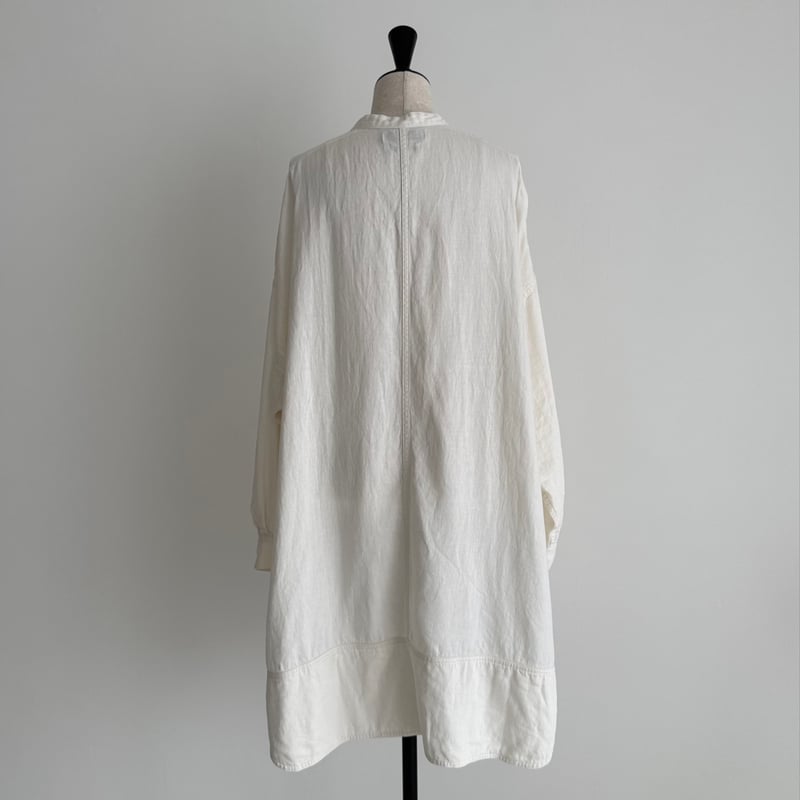 LINEN COTTON DENIM SHIRT TUNIC | ARGUE
