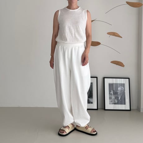 AMERICAN VINTAGE DRY SILKY SWEAT PANTS /WHITE