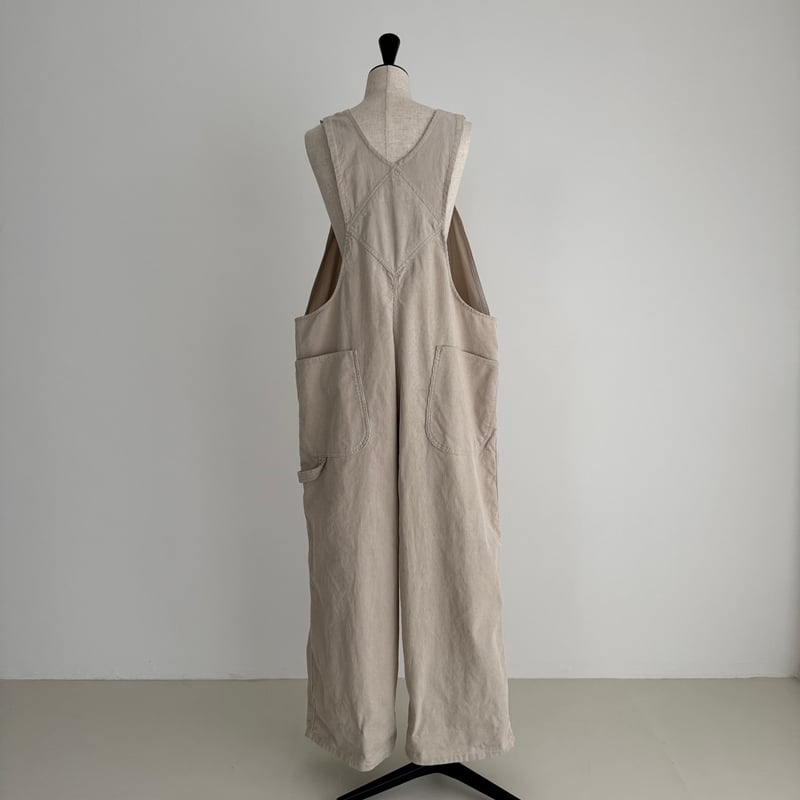 CORDUROY OVERALL / SAND BEIGE | ARGUE