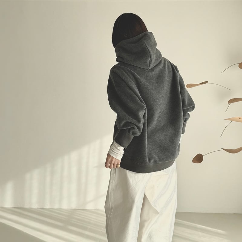 サイズ1 ITALY MELLOA FLEECE FOODIE argue ITALY MELLOA FLEECE