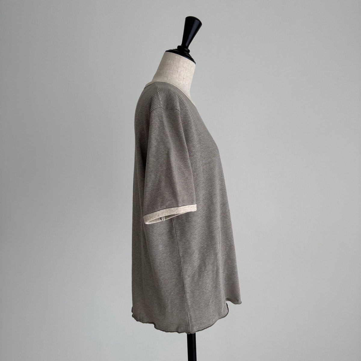 トップス argue organic cotton hemp border t beige トップス argue organic cotton hemp border t beige ORGANIC