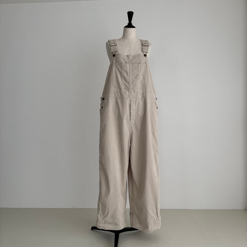 CORDUROY OVERALL / SAND BEIGE | ARGUE
