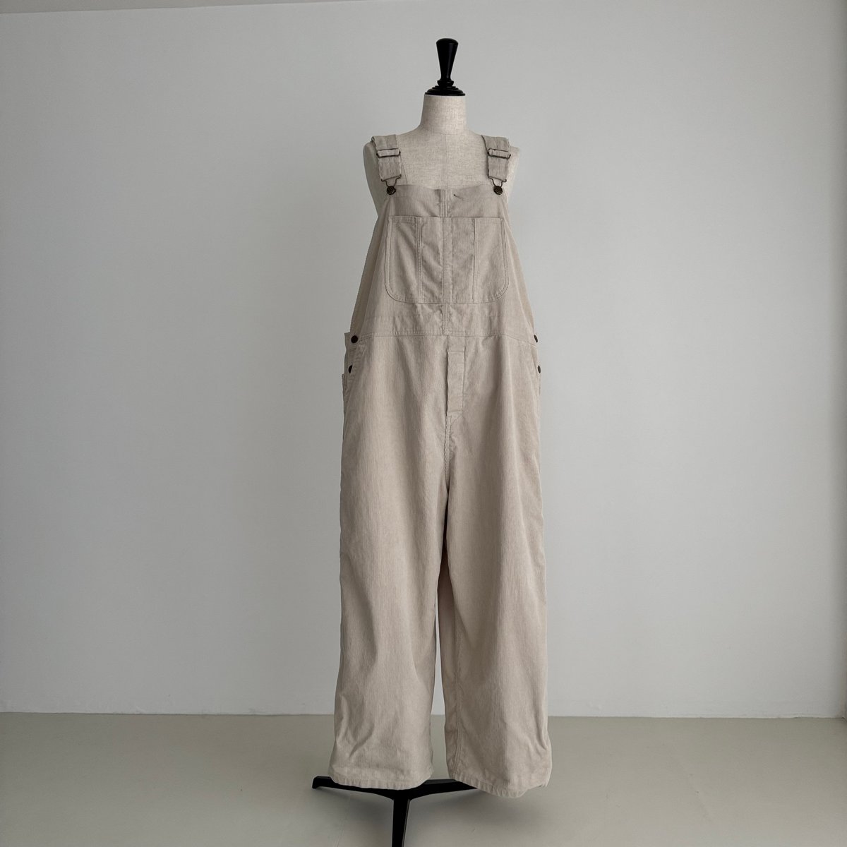 CORDUROY OVERALL / SAND BEIGE | ARGUE