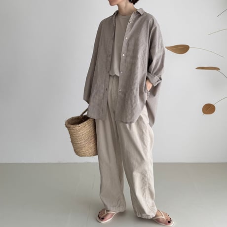 SUVIN GIZA PREMIUM POISE T-SHIRTS/NUDE BEIGE
