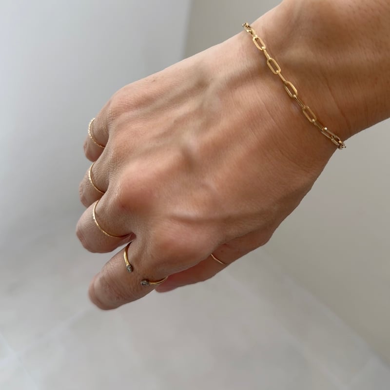アクセサリー ARGUE K18 Mathilda oval bracelet 予約/受注 K18 Mathilda oval bracelet | ARGUE
