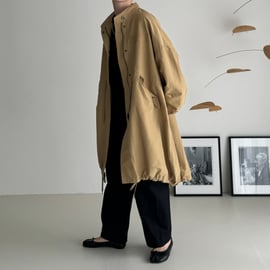 ジャケット・アウター argue COTTON NYLON M-65 HALF COAT BLACK Ready for Spring!! | ARGUE