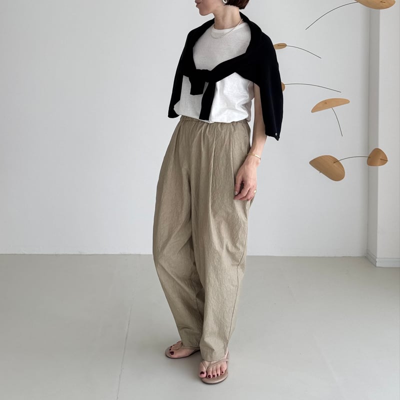 argue⭐︎COTTON TWILL MOV パンツ ENVY PANTS/CAMEL BEIGE | ARGUE