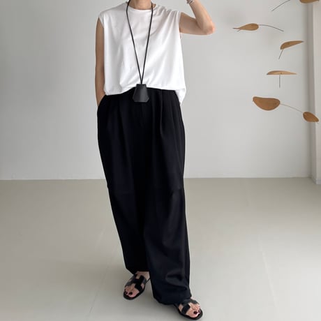 SUVIN GIZA PREMIUM POISE TANK TOP/WHITE