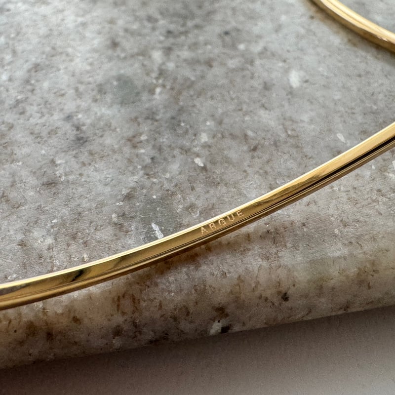 完売品❗️argueアギューMizuashi Hoop Pierceゴールド MIZUASHI HOOP PIERCE 5.8/GOLD | ARGUE