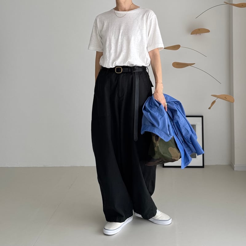 ORGANIC COTTON MOV UTILITY PANTS/USUGURO | ARGUE