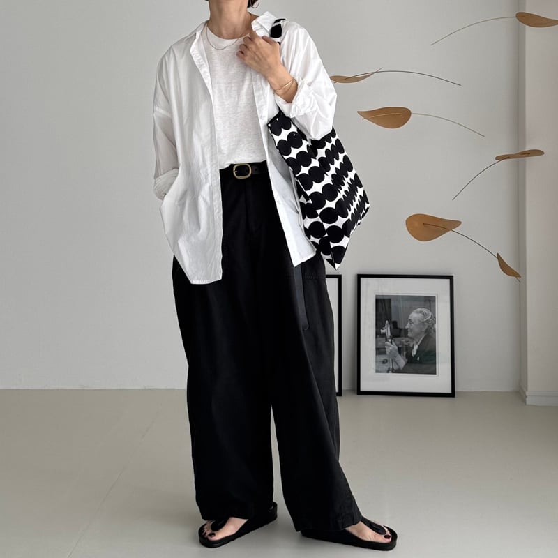argue アギュー　cotton twill backer mov pants ORGANIC COTTON MOV UTILITY PANTS/USUGURO | ARGUE