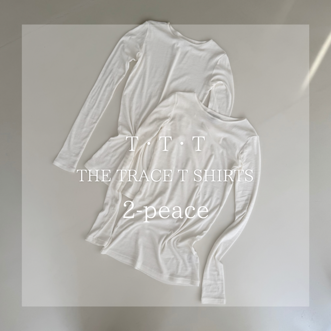 argue The Trace Tshirts ホワイト 長袖 Tシャツ The Trace Tshirts (T・T・T） 2枚SET | ARGUE
