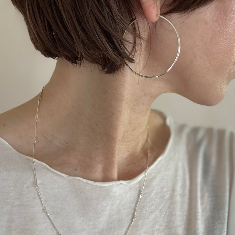 miyuページ MIZUASHI HOOP PIERCE 3.3 /SILVER | ARGUE