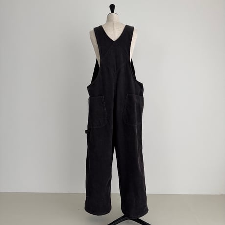 CORDUROY OVERALL  /CHACOAL NAVY