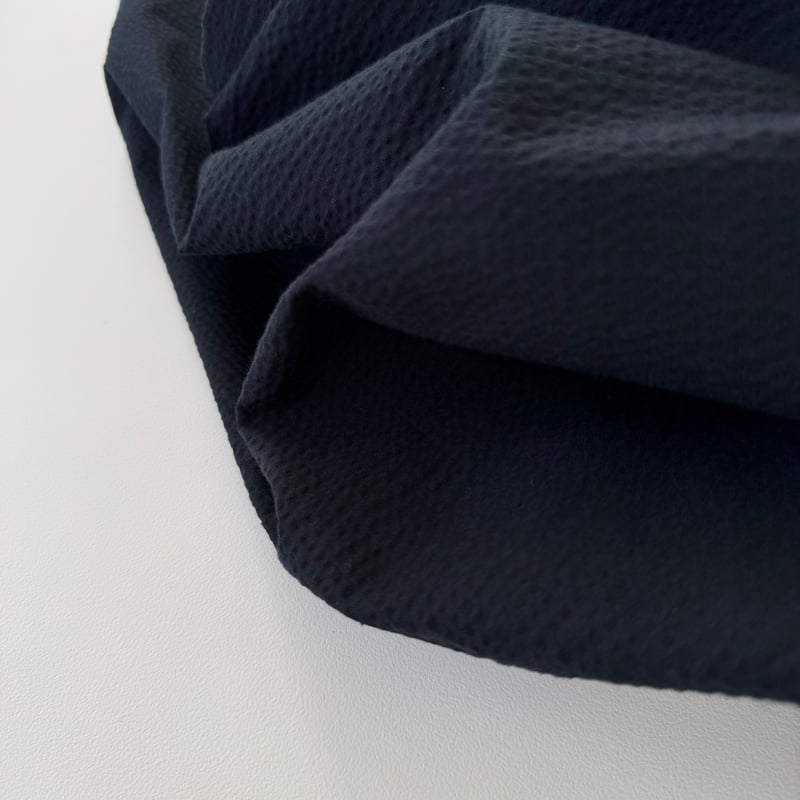 argue シアサッカー　ワンピース　SEERSUCKER DRESS SEERSUCKER DRESS /BLACK | ARGUE