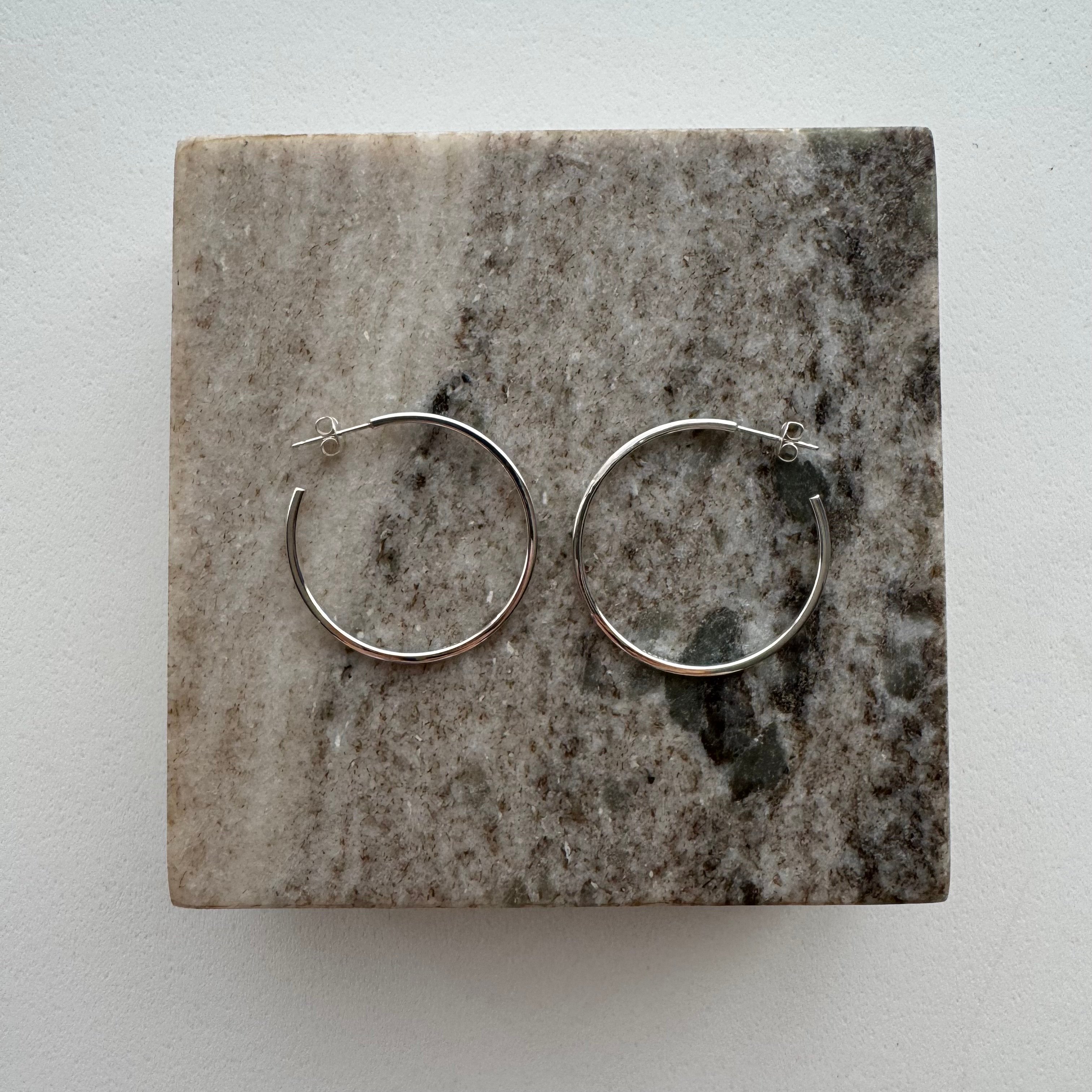 MIZUASHI HOOP PIERCE 3.3 /SILVER | ARGUE
