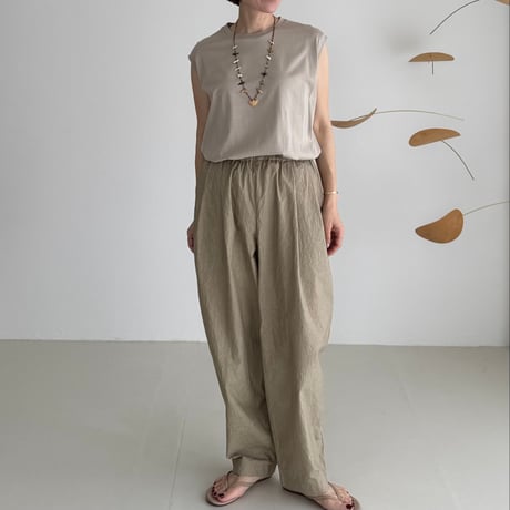 ENVY PANTS/CAMEL BEIGE