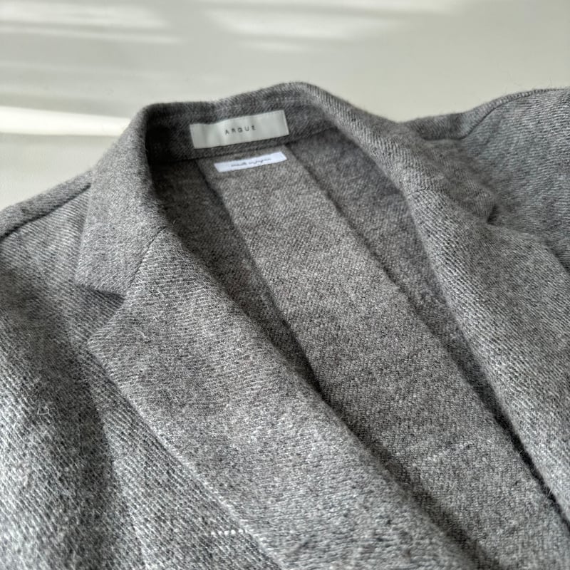 ARGUE SHETLAND WOOL LINEN TWIST JACKET