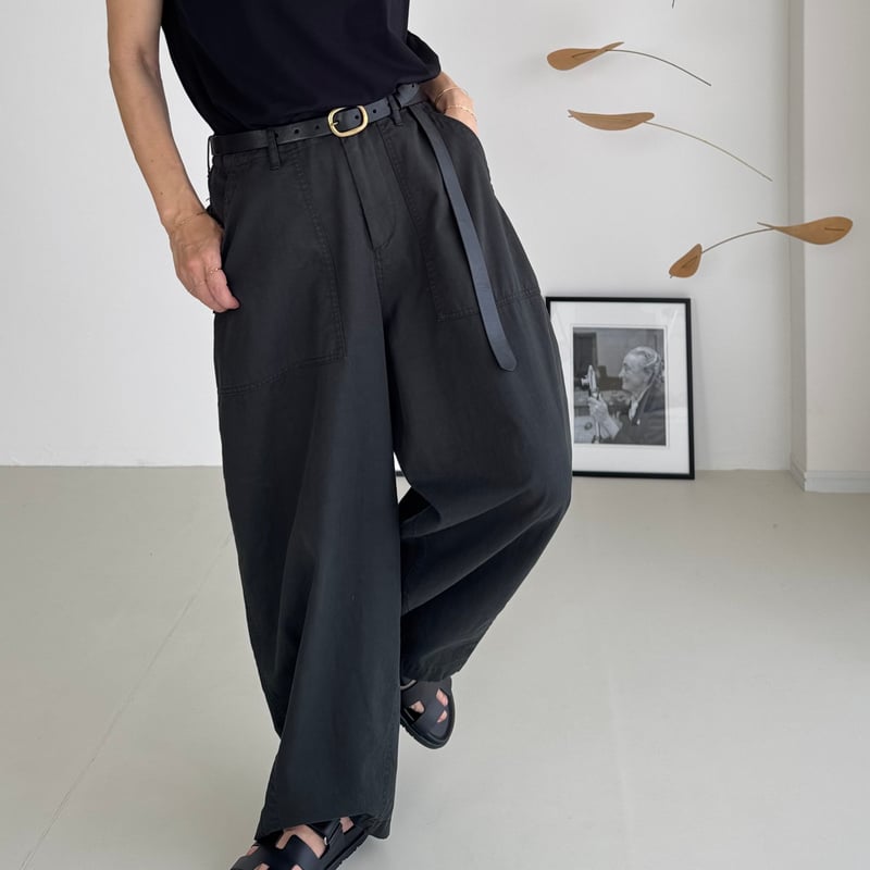 argue アギュー　cotton twill backer mov pants ORGANIC COTTON MOV UTILITY PANTS/USUGURO | ARGUE