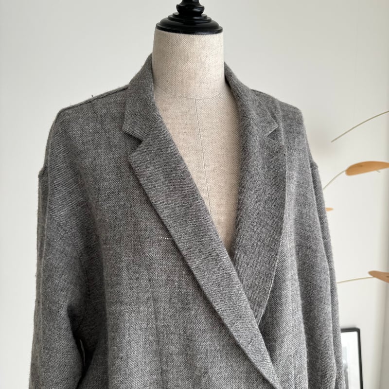 SHETLAND WOOL LINEN SOFT TWIST JACKET | ARGUE 
