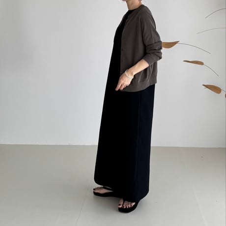 2WAY 90s CARDIGAN  / CHACOAL BROWN