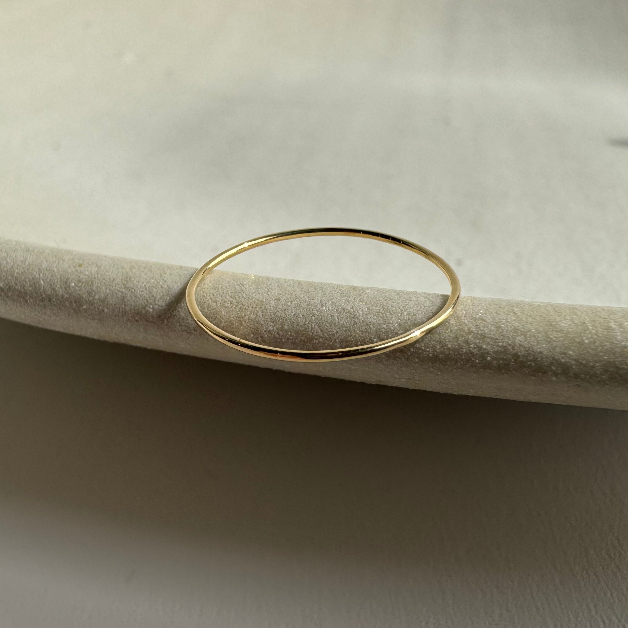 アクセサリー K18 skin ring 14 K18 skin ring | ARGUE